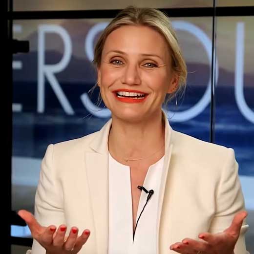 Cameron Diaz talks about  how easy TM is